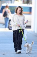 BETHANY JOY LENZ Out with Her Dog in Los Angeles 11/22/2018