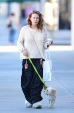 BETHANY JOY LENZ Out with Her Dog in Los Angeles 11/22/2018