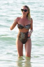 BILLIE FAIERS in Bikini at a Beach in Dubai 10/28/2018