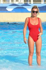 BILLIE FAIERS in Swimsuit at a Water Park in Dubai 11/02/2018