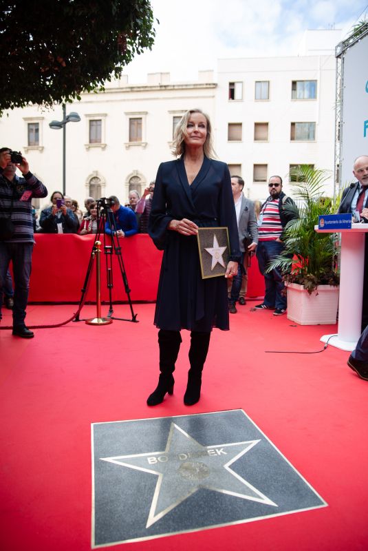 BO DEREK Honored at Almeria Walk of Fame at Almeria Film Festival 2018 in Madrid 11/24/2018
