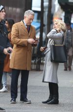 BOJANA NOVAKOVIC on the Set of Instinct in New York 11/19/2018