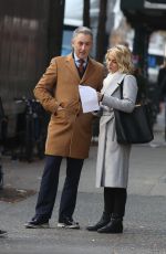 BOJANA NOVAKOVIC on the Set of Instinct in New York 11/19/2018