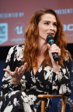 BRIDGET REGAN at The Last Ship Panel at Infinity Film Festival in Beverly Hills 11/01/2018