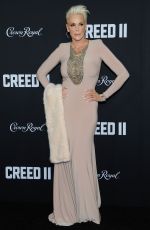 BRIGITTE NIELSEN at Creed 2 Premiere in New York 11/14/2018