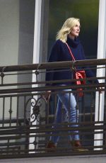CAMERON DIAZ Leaves a Restaurant in Los Angeles 10/20/2018