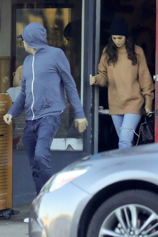 CAMILA MORRONE and Leonardo DiCaprio at a Pizza Restaurant in Los Feliz 11/23/2018