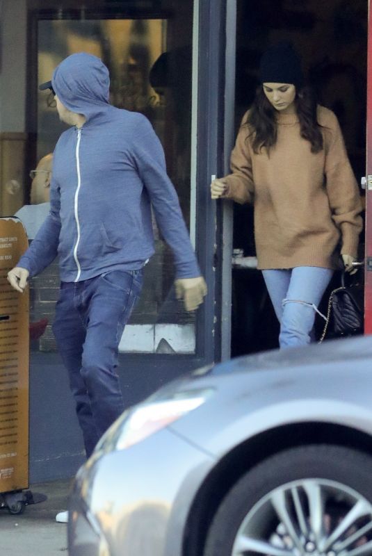 CAMILA MORRONE and Leonardo DiCaprio at a Pizza Restaurant in Los Feliz 11/23/2018