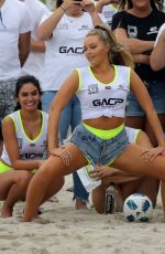 CAMILLE KOSTEK at Best Buddies Celebrity Soccer Match in Miami 11/17/2018