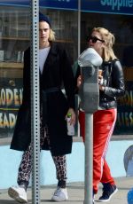 CARA DELEVINGNE and ASHLEY BENSON Out for Coffee in Studio City 11/04/2018