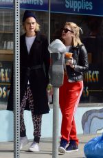 CARA DELEVINGNE and ASHLEY BENSON Out for Coffee in Studio City 11/04/2018