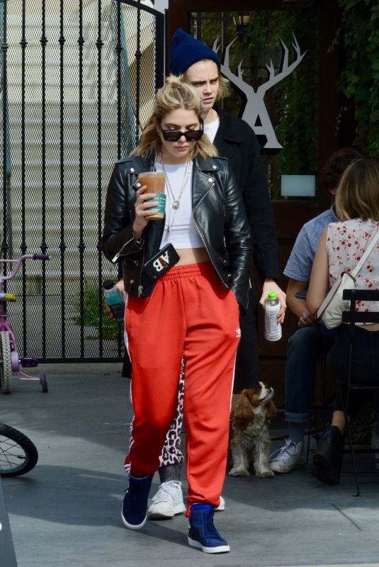 CARA DELEVINGNE and ASHLEY BENSON Out for Coffee in Studio City 11/04/2018