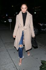 CARA SANTANA at Iivy Restaurant in West Hollywood 11/24/2018