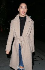 CARA SANTANA at Iivy Restaurant in West Hollywood 11/24/2018