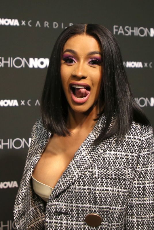 CARDI B at Fashion Nova x Cardi B Launch in Los Angeles 11/14/2018