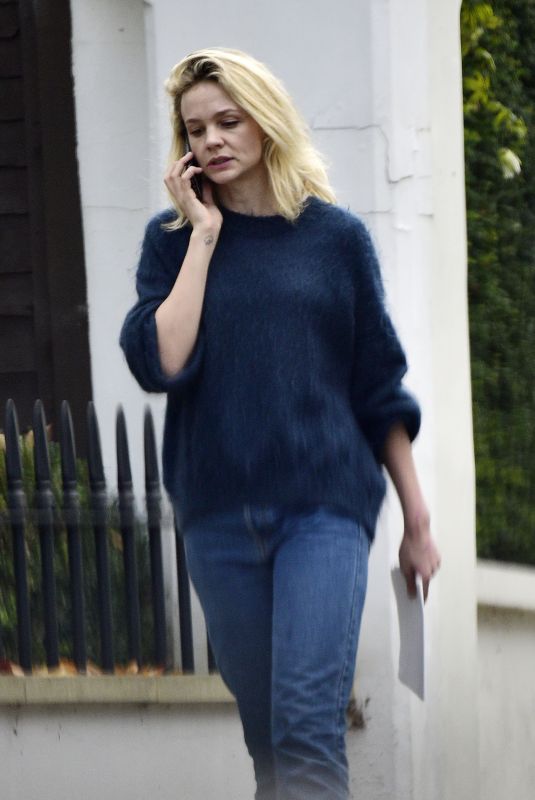CAREY MULLIGAN Out and About in London 11/15/2018