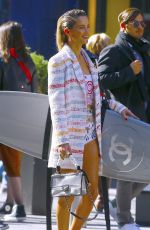 CAROLYN MURPHY on the Set of Photoshoot for Harper