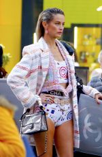 CAROLYN MURPHY on the Set of Photoshoot for Harper