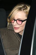 CATE BLANCHETT Leave Soho Hotel in London 11/22/2018