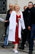 CATE BLANCHETT on the Set of Giorgio Armani Advert in Barcelona 11/15/2018