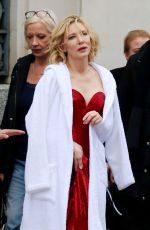 CATE BLANCHETT on the Set of Giorgio Armani Advert in Barcelona 11/15/2018