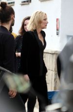 CATE BLANCHETT on the Set of Giorgio Armani Advert in Barcelona 11/15/2018