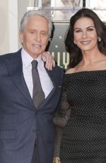 CATHERINE ZETA JONES at Michael Douglas Hollywood Walk of Fame Ceremony in Hollywood 11/06/2018