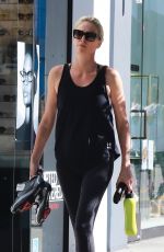 CHARLIZE THERON at Soulcycle in Los Angeles 11/03/2018