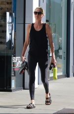 CHARLIZE THERON at Soulcycle in Los Angeles 11/03/2018
