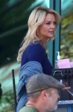 CHARLIZE THERON on the Set of Regyn Kelly and Roger Ailes Project in Los Angeles 10/31/2018