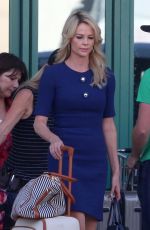 CHARLIZE THERON on the Set of Regyn Kelly and Roger Ailes Project in Los Angeles 10/31/2018