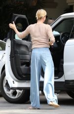 CHARLIZE THERON Out for Lunch in Beverly Hills 11/04/2018