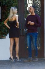 CHARLOTTE MCKINNEY on the Set of a Photoshoot at Cecconi