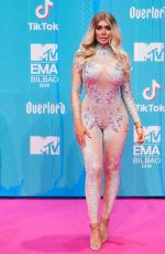CHLOE FERRY at MTV European Music Awards 2018 in Bilbao 11/04/2018