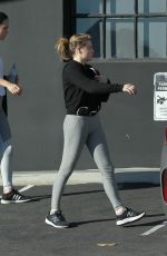CHLOE MORETZ Leaves a Gym in Los Angeles 11/26/2018