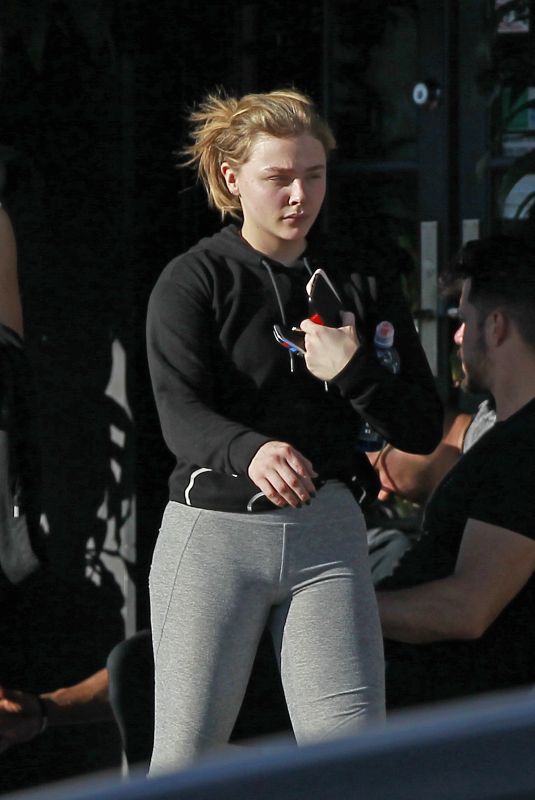 CHLOE MORETZ Leaves a Gym in Los Angeles 11/26/2018
