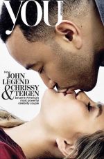 CHRISSY TEIGEN and John Legend in You Magazine, November 2018