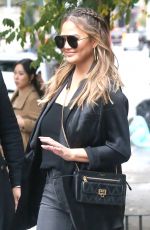 CHRISSY TEIGEN Leaves Her Apartment in New York 11/13/2018