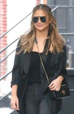CHRISSY TEIGEN Out and About in New York 11/13/2018
