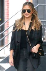 CHRISSY TEIGEN Out and About in New York 11/13/2018