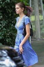CINDY CRAWFORD and KAIA GERBER Leaves Bel Air Hotel in Los Angeles 11/19/2018