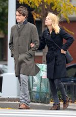 CLAIRE DANES and Hugh Dancy Out Shopping in New York 11/09/2018