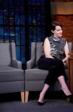 CLAIRE FOY at Late Night with Seth Meyers in New York 11/05/2018