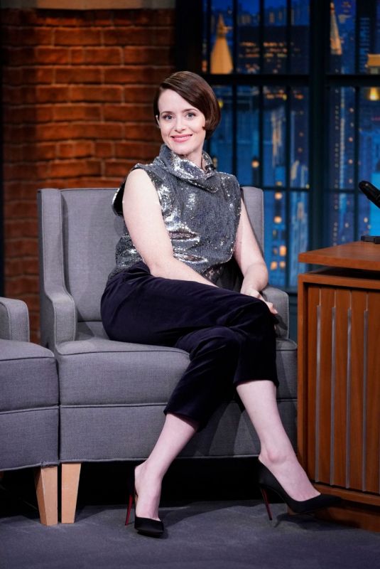 CLAIRE FOY at Late Night with Seth Meyers in New York 11/05/2018