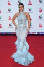 CLARISSA MOLINA at 2018 Latin Grammy Awards in Las Vegas 11/15/2018