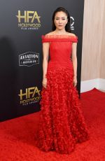 CONSTANCE WU at Hollywood Film Awards in Los Angeles 11/04/2018