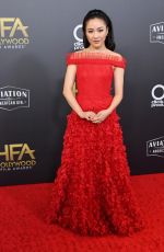 CONSTANCE WU at Hollywood Film Awards in Los Angeles 11/04/2018