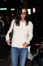 COURTENEY COX at Madeo Restaurant in Los Angeles 11/17/2018