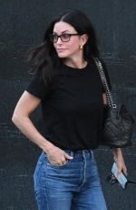 COURTENEY COX Leaves a Nail Salon in Beverly Hills 11/06/2018