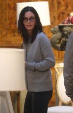 COURTENEY COX Out for Furniture Shopping in Los Angeles 11/28/2018